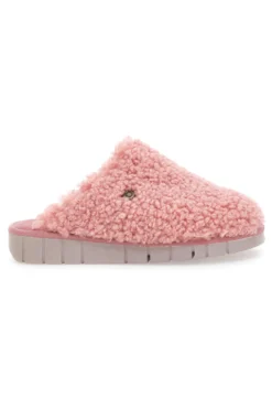 Rosa Teddy Beego Hausschuhe 7525