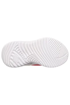 Rote Turnschuhe mit Riemen und elastischen Schnürsenkeln Skechers Bounder quantarun