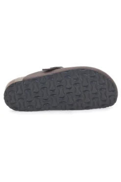 Sabot marrone con fibbia e sottopiede in pelle Biomodex 32950