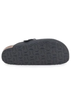 Sabot nero sottopiede in vera pelle Biomodex 32850