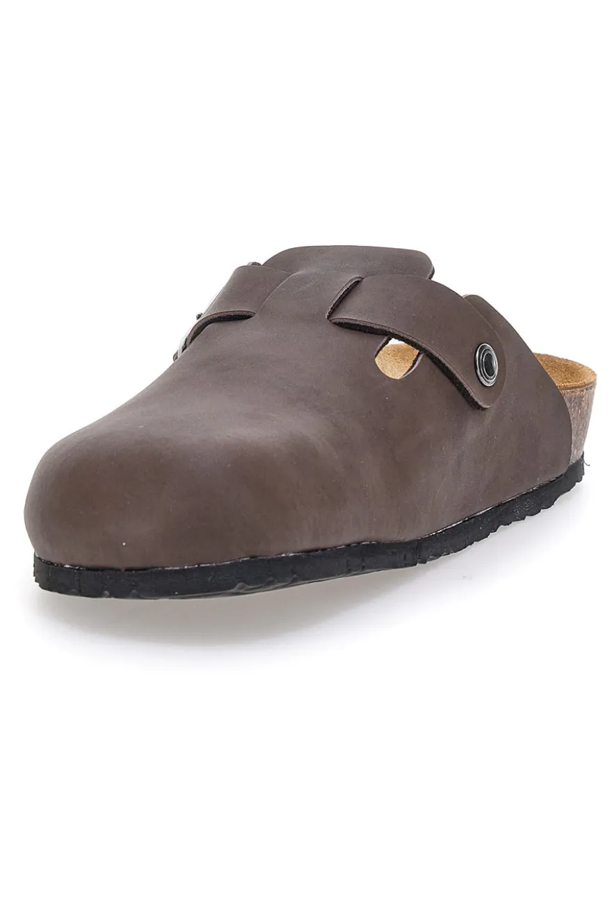 Sabot testa di moro sottopiede in vera pelle Biomodex 32950