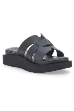 Sandali Aperti Neri in Vera Pelle con Platform PITTARELLO ROCK 5983