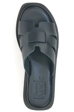 Sandali Aperti Neri in Vera Pelle con Platform PITTARELLO ROCK 5983
