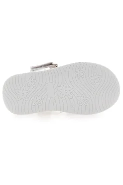 Sandali argento con cuori traforati PITT KIDS 39G2522S