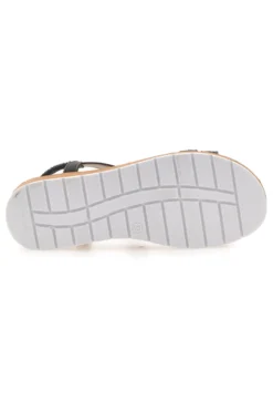 Sandali bassi neri con strass MIO TEMPO LR253420