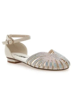 Sandali beige con cinturino e dettagli gioiello Energy E354