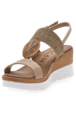 SANDALI BEIGE CON CINTURINO 6 PLOCADI 11075116