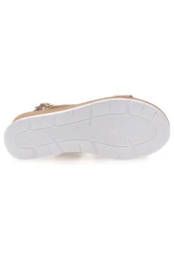 SANDALI BEIGE CON CINTURINO 6 PLOCADI 11075116