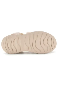 Sandali beige con fasce elastiche platform comfort Plocadi 353e001