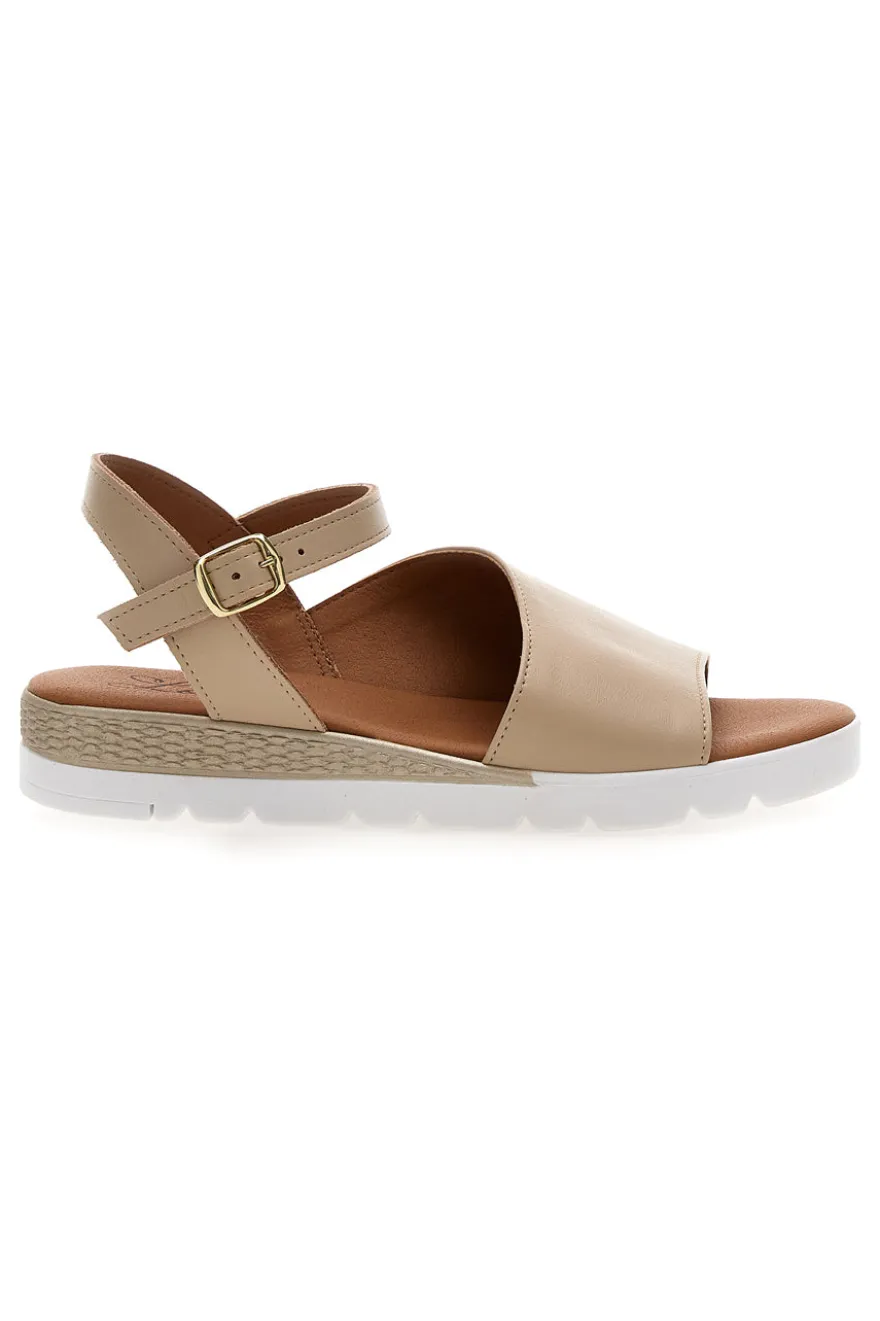 Sandali beige Made in Italy Pittarello look 30816