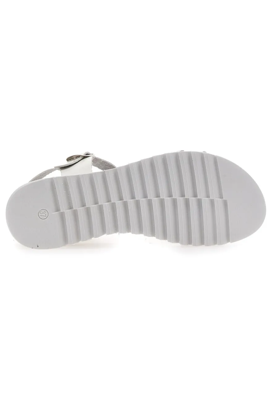 Sandali Bianche Made In Italy Plocadi 001