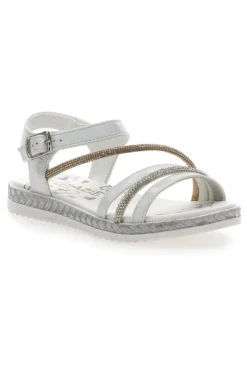 Sandali Bianchi con Cinturino Grazie Girl 14311