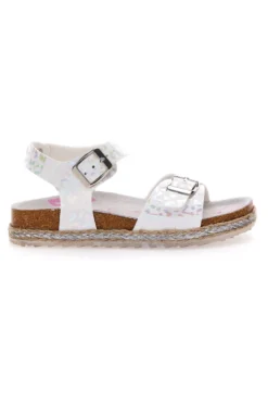 Sandali Bianchi Con Cinturino Pitt Kids 14452
