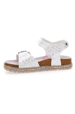 Sandali Bianchi Con Cinturino Pitt Kids 14452