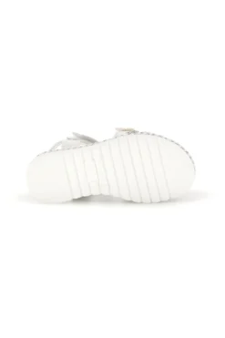Sandali bianchi con farfalle e strass Grazie girl 15022