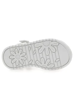 Sandali Bianchi con Farfalle e Doppio Velcro GRAZIE GIRL 15018