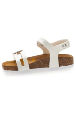 Sandali bianchi con fiore glitter Pittarello Bio 257A010SR
