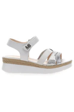 Sandali Bianchi Con Platform Mariella Burani 50632