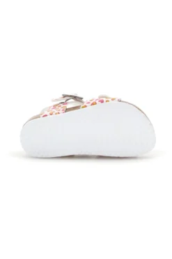 Sandali Bianchi con Stampa Cuori Pitt kids 14611