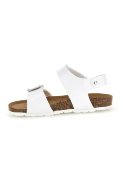Sandali bianchi con strappi e applicazione Pitt kids 45266TWV