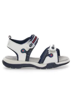 Sandali Bianchi Con Strappi in Velcro Superga 63278