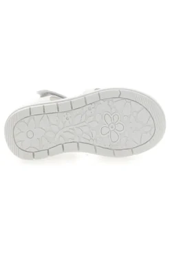 Sandali Bianchi Con Strappo in Velcro Grazie 200C355
