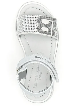 Sandali Bianchi con Strass Laura Biagiotti 9044