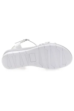 Sandali Bianchi e Argento con Platform Mio Tempo 2495