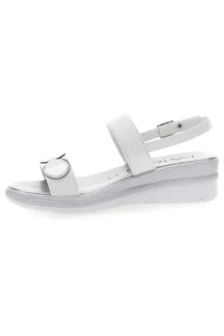 Sandali Bianchi e Argento con Platform Mio Tempo 2482