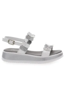 Sandali Bianchi Eleganti da Cerimonia Grazie Girl 11244033