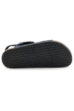 Sandali blu con doppio strappo Pitt kids 14604