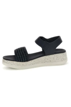 Sandali blu con fascia intrecciata suola comfort Plocadi Bza9052612