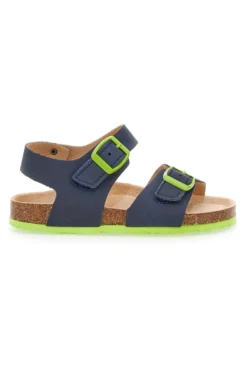 Sandali Blu con Fibbie Asso 16210
