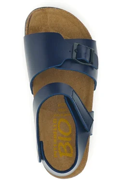 Sandali blu con strappo Pittarello bio 257A080SR