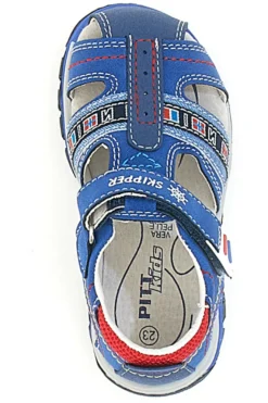 Sandali blu con Velcro Pitt Kids 14356