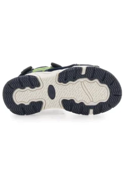 Sandali Blu e Verdi con Fasce con Velcro Superga 63479