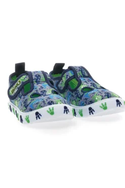 Sandali Blu e Verdi con Velcro DINAUSO S8020127T
