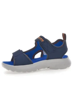 Sandali Blu In Tessuto Skechers Razor Splash Aqua Buddies