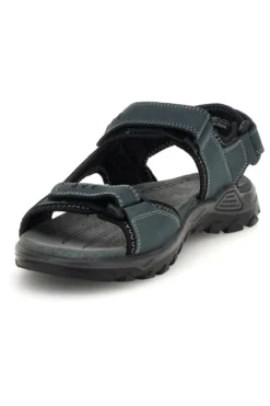 Sandali blu in vera pelle con chiusura a strappo Fly dynamic FD11