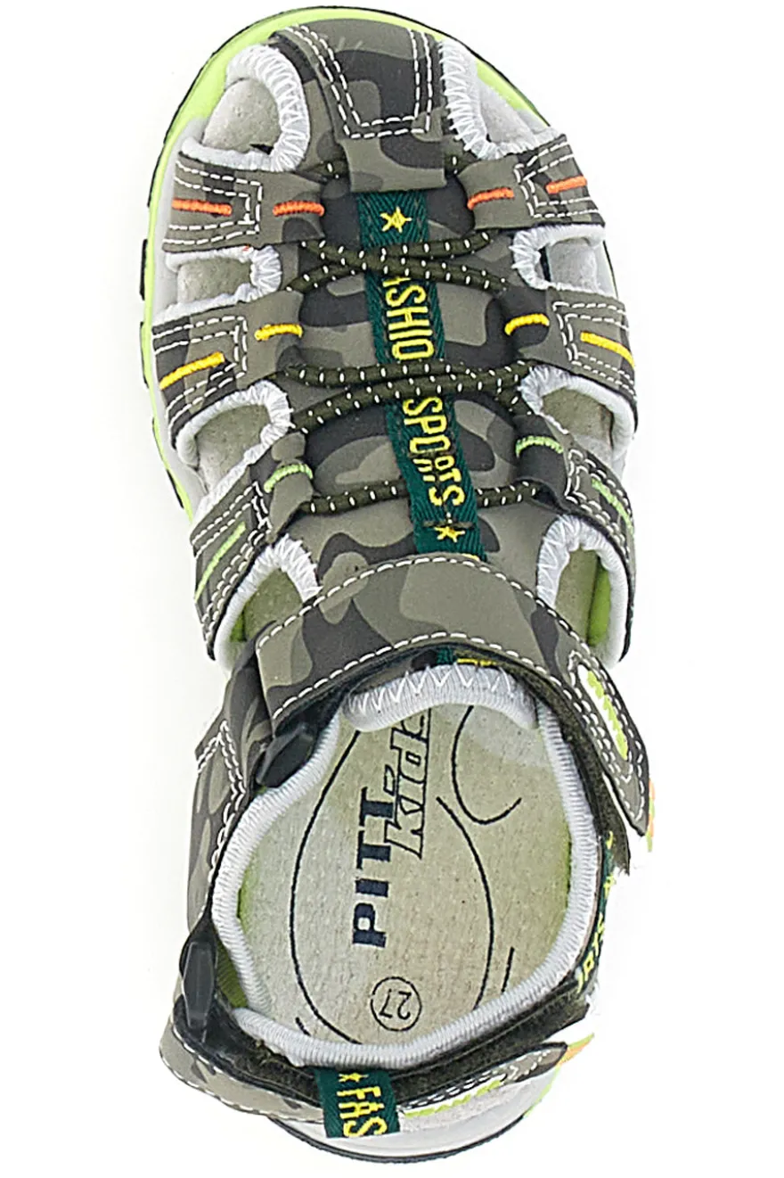 Sandali Casual Camouflage Pitt Kids 14309