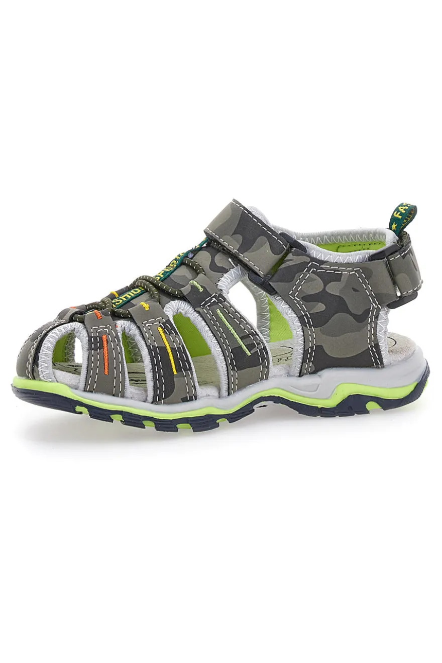 Sandali Casual Camouflage Pitt Kids 14309