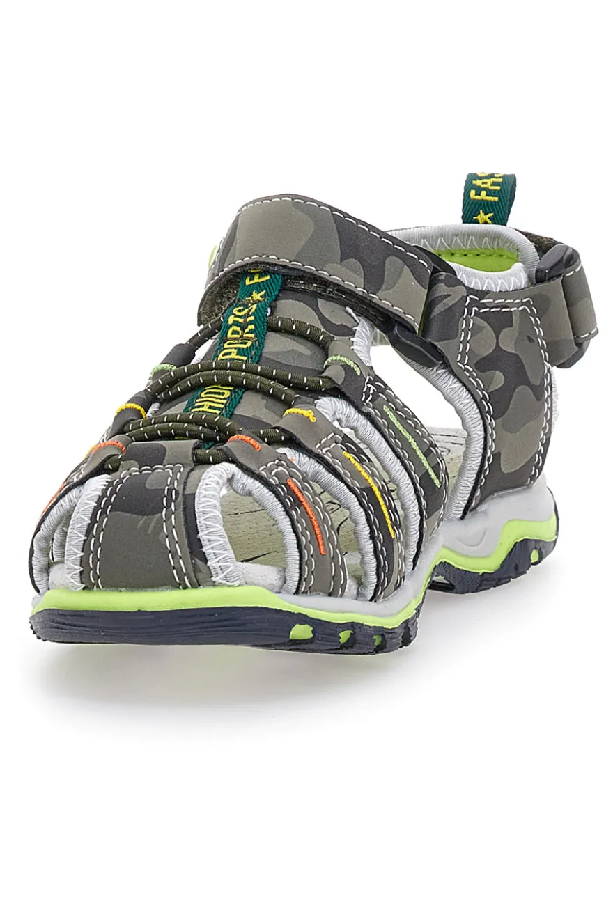 Sandali Casual Camouflage Pitt Kids 14309
