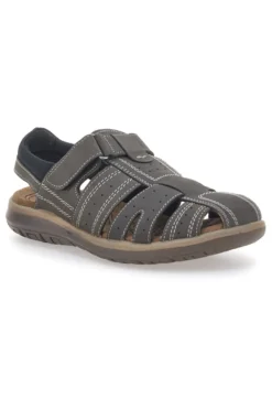 Sandali chiusi grigi con velcro Fly Dynamic FD29