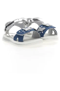 Sandali con farfalle e charms blu Grazie girl 218349