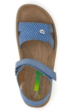 Sandali con Platform Eco Bio 231407 Blu