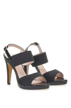 Sandali con tacco Pittarello Love 722 Neri Raso