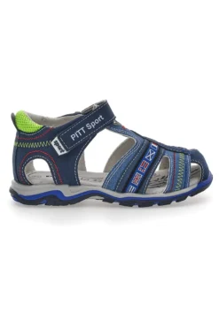 Sandali con Velcro Blu Pitt Kids 14306
