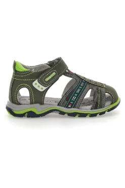 Sandali con Velcro Verde Pitt Kids 14306