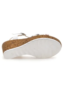 Sandali Con Zeppa Cafe' Cost 2810