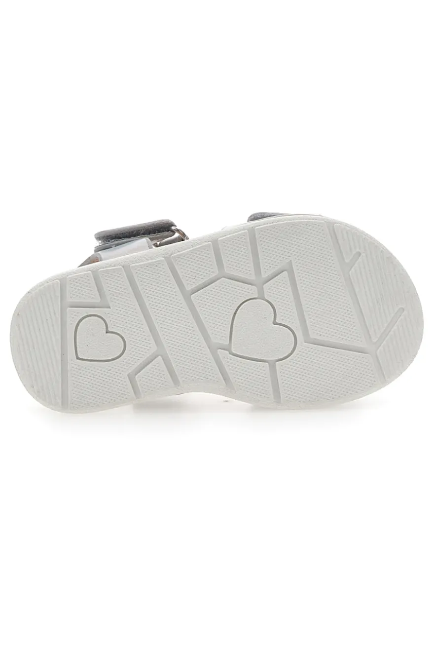 Sandali Eleganti Argento con Fiocco Pitt Kids 392412